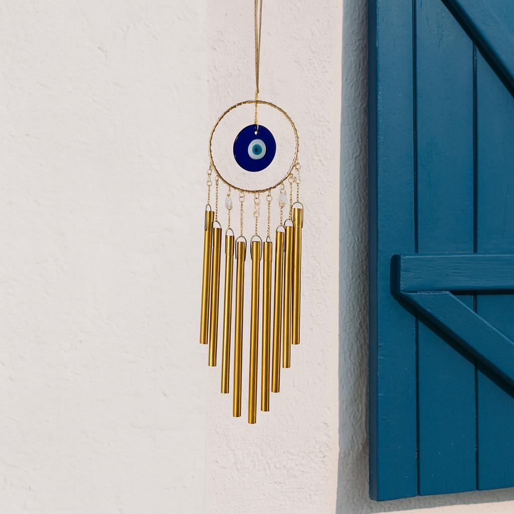 Tree Of Life Wind Chime, Crystal Outdoor Wind Chimes For Garden, Boho Feng Shui Home Decor, Meditation Hanging Ornament, Housewarming Gift